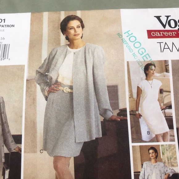 Vogue Career Wardrobe Tamotsu pattern 1601 -12-14-16 several pieces to sew-uncut - Picture 5 of 10